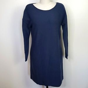 Athleta Navy Blue Long Sleeve Dress